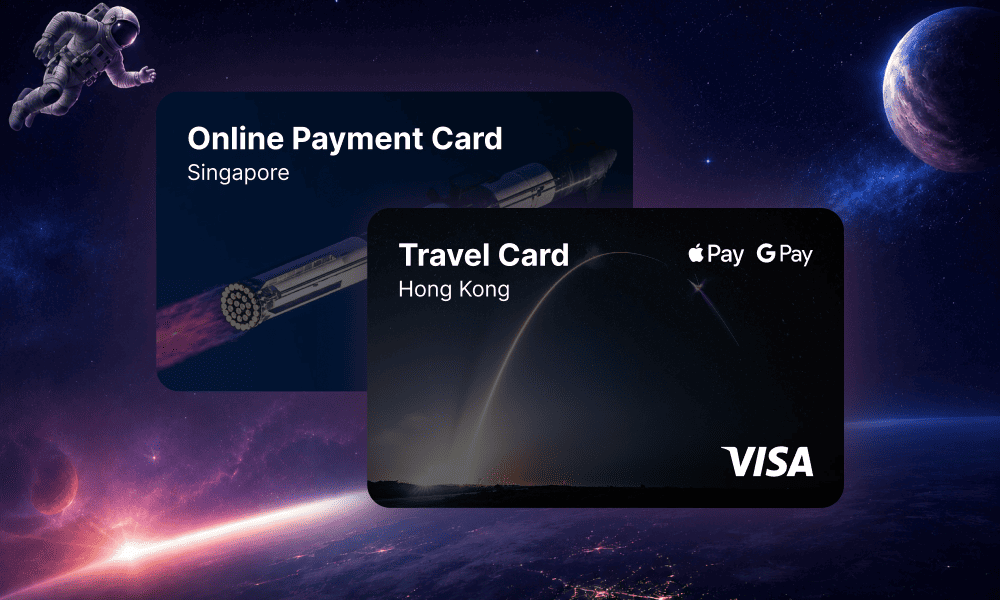 Regolith Cards: Two Cards for Online Payments and Travel