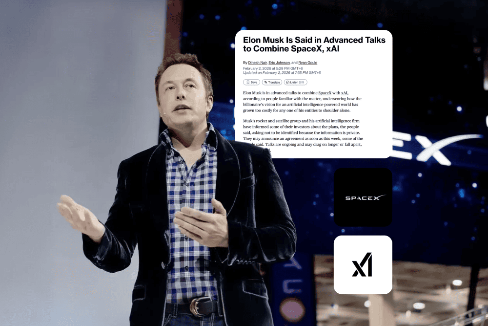 SpaceX valuation hits $1.25 trillion in xAI merger – the largest deal in history