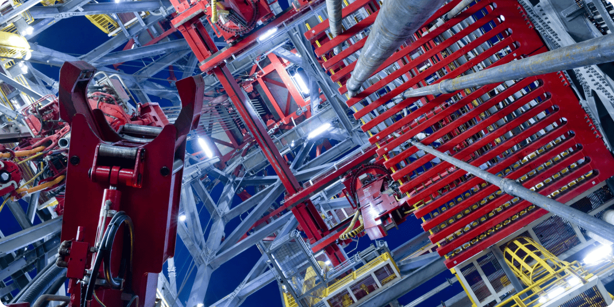 Буровое оборудование HMH Holding на нефтегазовой платформе