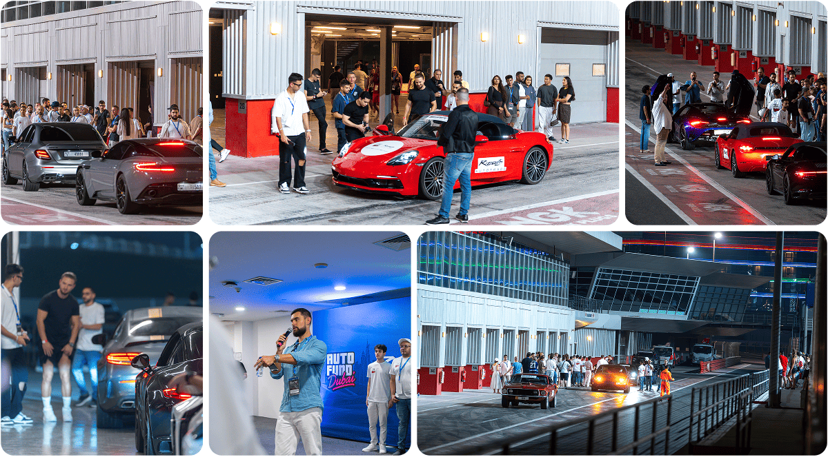 The first large-scale Auto Fund Regolith auto event in Dubai — the track, the rare cars, the atmosphere, and real conversations with our community.
