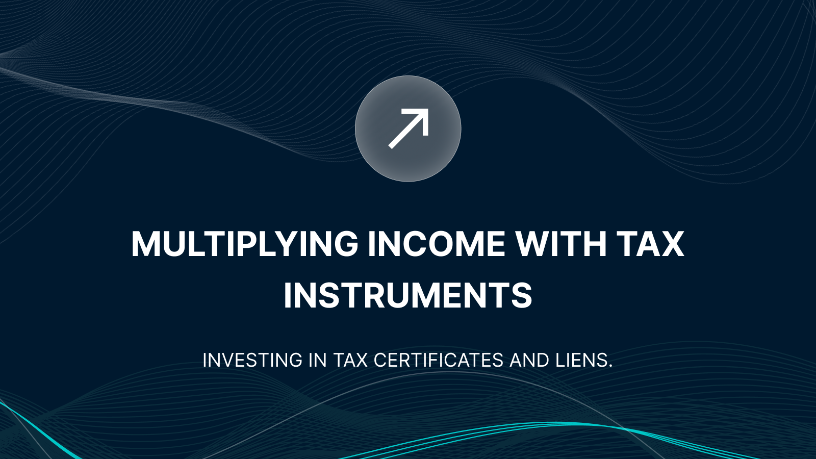 Income with tax instruments, certificates and liens