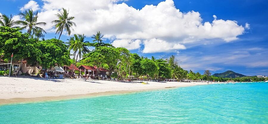 Chaweng Beach is the heart of tourist life on Koh Samui
